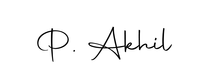 Autography-DOLnW is a professional signature style that is perfect for those who want to add a touch of class to their signature. It is also a great choice for those who want to make their signature more unique. Get P. Akhil name to fancy signature for free. P. Akhil signature style 10 images and pictures png