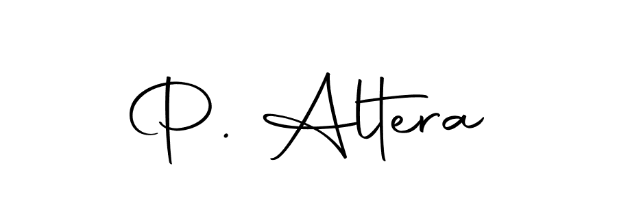 You should practise on your own different ways (Autography-DOLnW) to write your name (P. Altera) in signature. don't let someone else do it for you. P. Altera signature style 10 images and pictures png