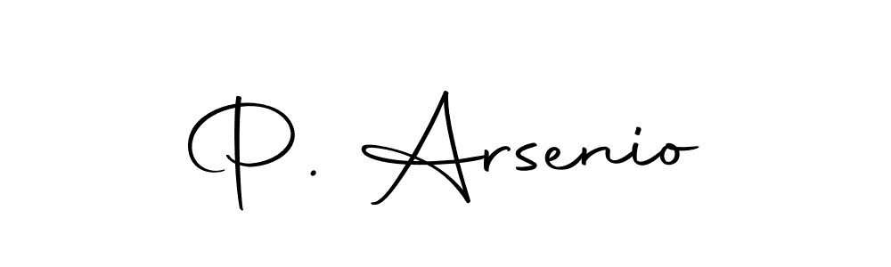 Create a beautiful signature design for name P. Arsenio. With this signature (Autography-DOLnW) fonts, you can make a handwritten signature for free. P. Arsenio signature style 10 images and pictures png