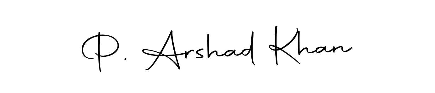 It looks lik you need a new signature style for name P. Arshad Khan. Design unique handwritten (Autography-DOLnW) signature with our free signature maker in just a few clicks. P. Arshad Khan signature style 10 images and pictures png