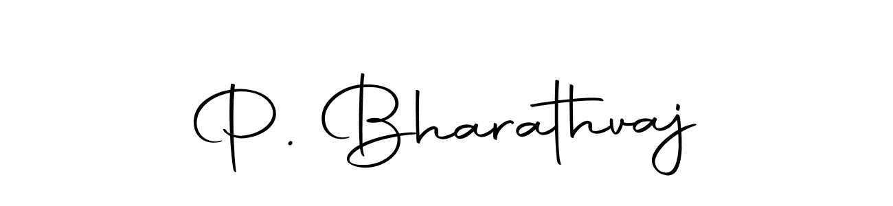 Make a beautiful signature design for name P. Bharathvaj. Use this online signature maker to create a handwritten signature for free. P. Bharathvaj signature style 10 images and pictures png