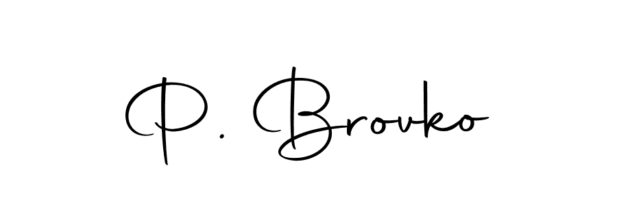 Also we have P. Brovko name is the best signature style. Create professional handwritten signature collection using Autography-DOLnW autograph style. P. Brovko signature style 10 images and pictures png