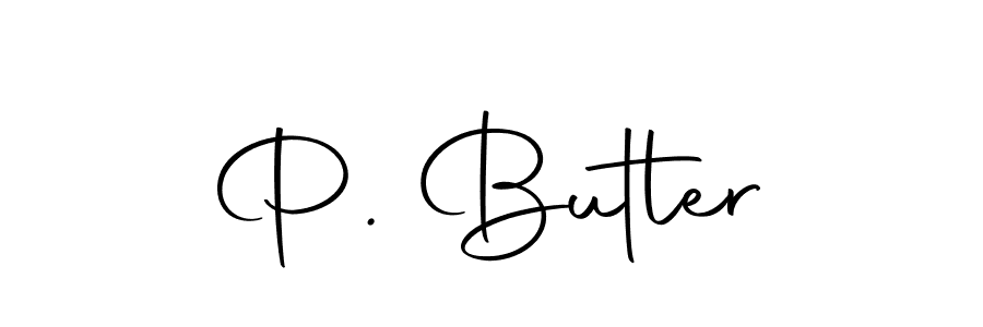 How to make P. Butler signature? Autography-DOLnW is a professional autograph style. Create handwritten signature for P. Butler name. P. Butler signature style 10 images and pictures png
