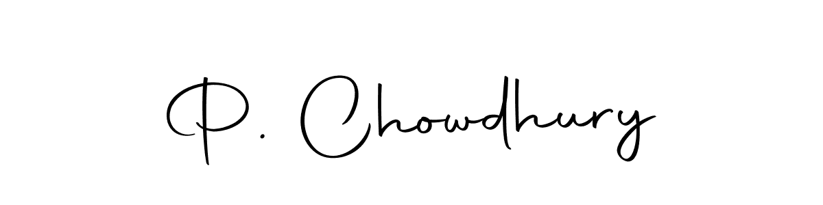 Also we have P. Chowdhury name is the best signature style. Create professional handwritten signature collection using Autography-DOLnW autograph style. P. Chowdhury signature style 10 images and pictures png