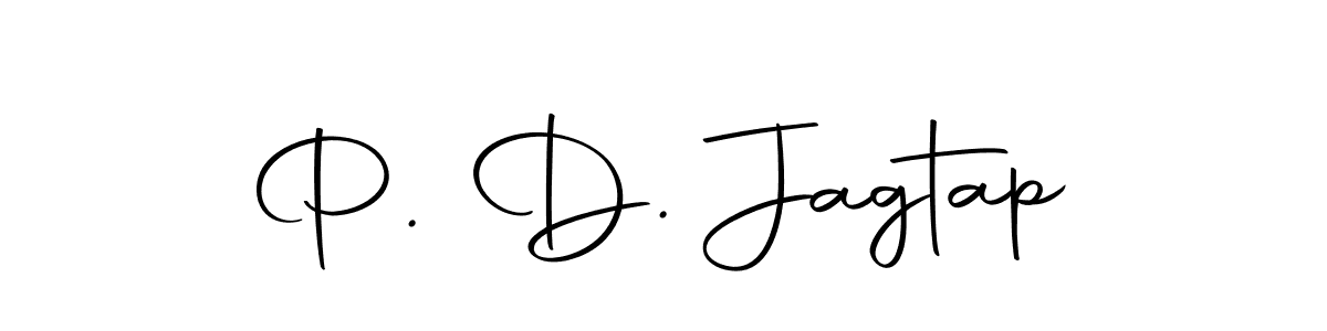 Make a beautiful signature design for name P. D. Jagtap. With this signature (Autography-DOLnW) style, you can create a handwritten signature for free. P. D. Jagtap signature style 10 images and pictures png