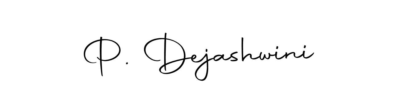 You can use this online signature creator to create a handwritten signature for the name P. Dejashwini. This is the best online autograph maker. P. Dejashwini signature style 10 images and pictures png