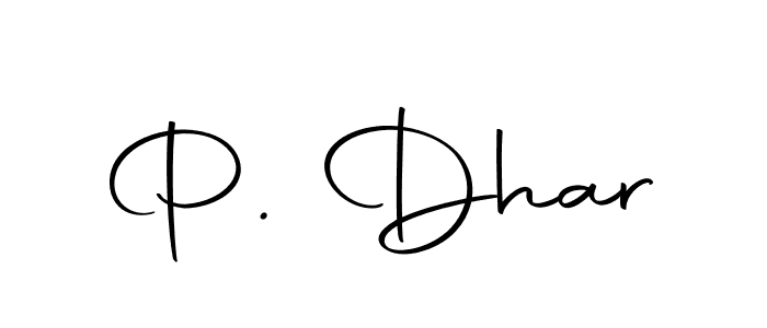 How to Draw P. Dhar signature style? Autography-DOLnW is a latest design signature styles for name P. Dhar. P. Dhar signature style 10 images and pictures png