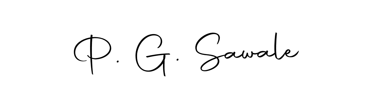 How to make P. G. Sawale name signature. Use Autography-DOLnW style for creating short signs online. This is the latest handwritten sign. P. G. Sawale signature style 10 images and pictures png