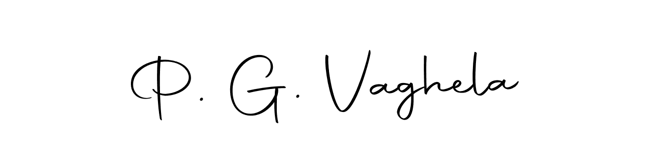 Create a beautiful signature design for name P. G. Vaghela. With this signature (Autography-DOLnW) fonts, you can make a handwritten signature for free. P. G. Vaghela signature style 10 images and pictures png