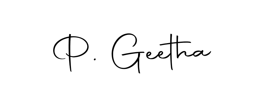 How to make P. Geetha name signature. Use Autography-DOLnW style for creating short signs online. This is the latest handwritten sign. P. Geetha signature style 10 images and pictures png