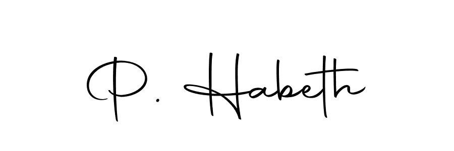 This is the best signature style for the P. Habeth name. Also you like these signature font (Autography-DOLnW). Mix name signature. P. Habeth signature style 10 images and pictures png