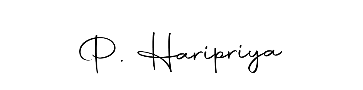 Make a beautiful signature design for name P. Haripriya. With this signature (Autography-DOLnW) style, you can create a handwritten signature for free. P. Haripriya signature style 10 images and pictures png