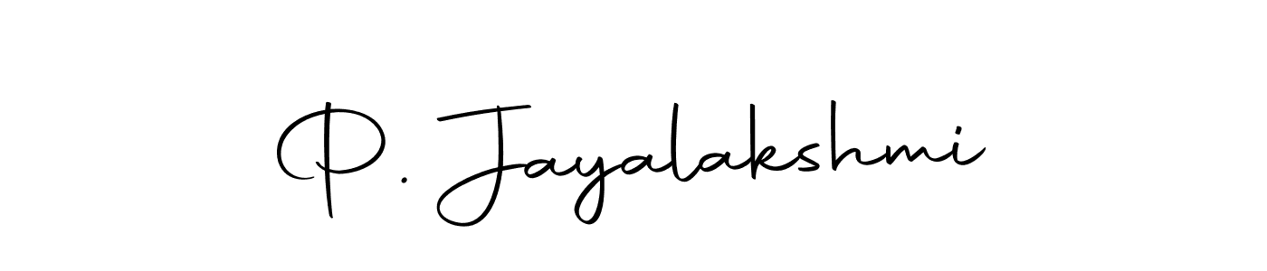 How to make P. Jayalakshmi name signature. Use Autography-DOLnW style for creating short signs online. This is the latest handwritten sign. P. Jayalakshmi signature style 10 images and pictures png
