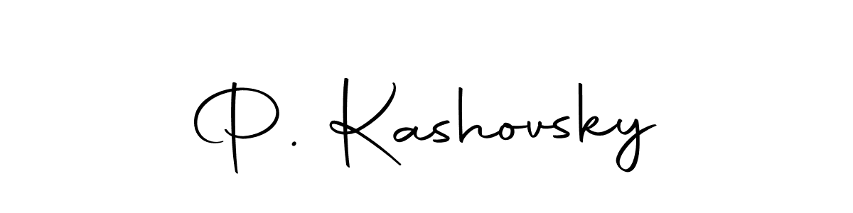 How to Draw P. Kashovsky signature style? Autography-DOLnW is a latest design signature styles for name P. Kashovsky. P. Kashovsky signature style 10 images and pictures png