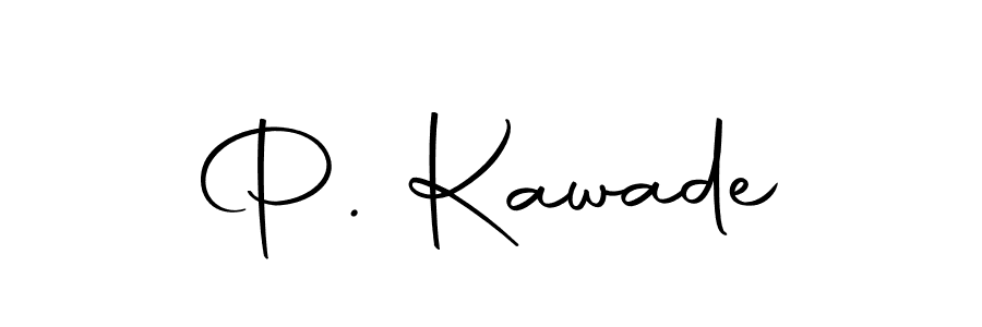 Make a beautiful signature design for name P. Kawade. Use this online signature maker to create a handwritten signature for free. P. Kawade signature style 10 images and pictures png