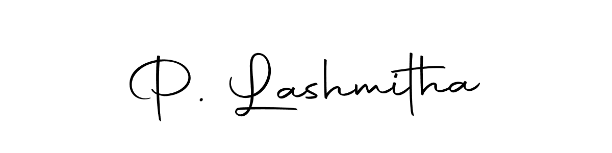 Here are the top 10 professional signature styles for the name P. Lashmitha. These are the best autograph styles you can use for your name. P. Lashmitha signature style 10 images and pictures png