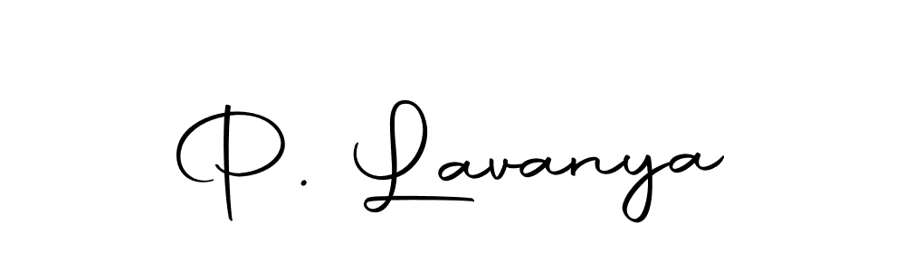 Use a signature maker to create a handwritten signature online. With this signature software, you can design (Autography-DOLnW) your own signature for name P. Lavanya. P. Lavanya signature style 10 images and pictures png