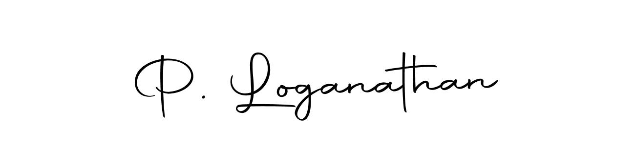 The best way (Autography-DOLnW) to make a short signature is to pick only two or three words in your name. The name P. Loganathan include a total of six letters. For converting this name. P. Loganathan signature style 10 images and pictures png