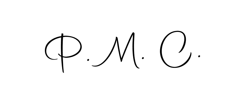 This is the best signature style for the P. M. C. name. Also you like these signature font (Autography-DOLnW). Mix name signature. P. M. C. signature style 10 images and pictures png