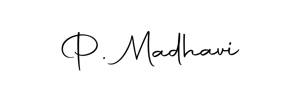 The best way (Autography-DOLnW) to make a short signature is to pick only two or three words in your name. The name P. Madhavi include a total of six letters. For converting this name. P. Madhavi signature style 10 images and pictures png