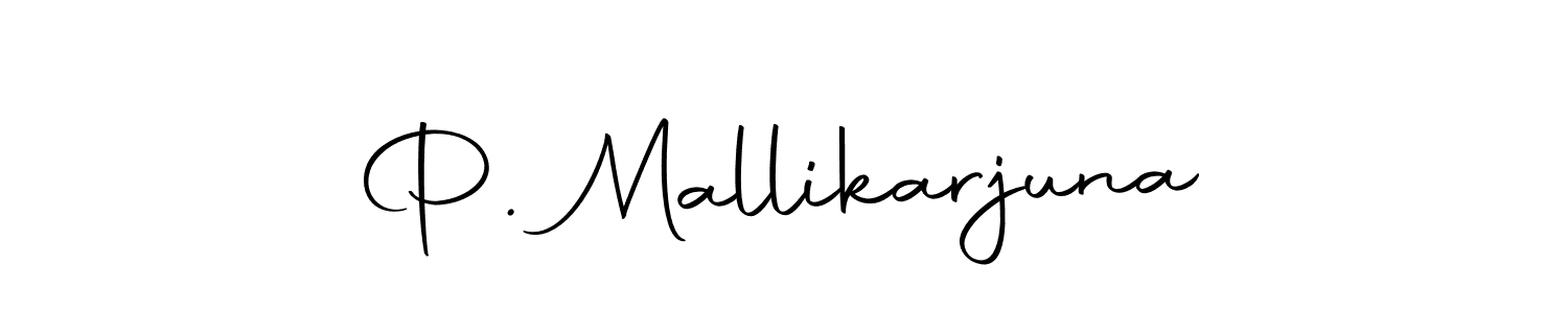 Create a beautiful signature design for name P. Mallikarjuna. With this signature (Autography-DOLnW) fonts, you can make a handwritten signature for free. P. Mallikarjuna signature style 10 images and pictures png