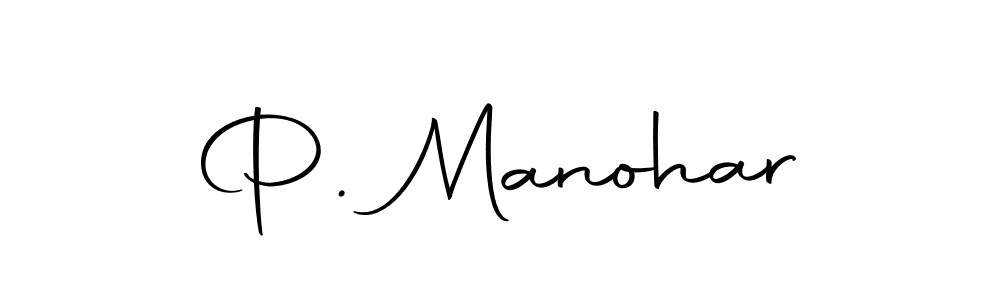 You should practise on your own different ways (Autography-DOLnW) to write your name (P. Manohar) in signature. don't let someone else do it for you. P. Manohar signature style 10 images and pictures png