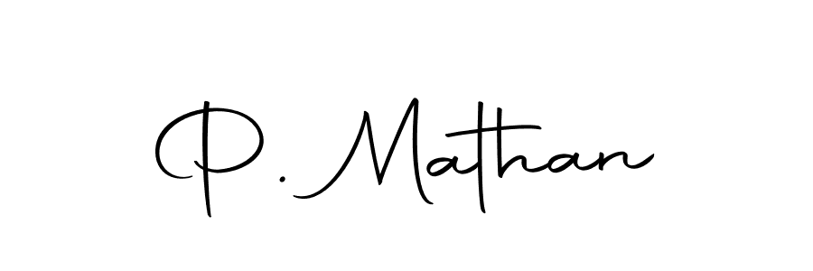 Create a beautiful signature design for name P. Mathan. With this signature (Autography-DOLnW) fonts, you can make a handwritten signature for free. P. Mathan signature style 10 images and pictures png