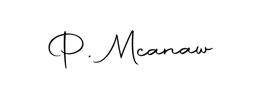 The best way (Autography-DOLnW) to make a short signature is to pick only two or three words in your name. The name P. Mcanaw include a total of six letters. For converting this name. P. Mcanaw signature style 10 images and pictures png