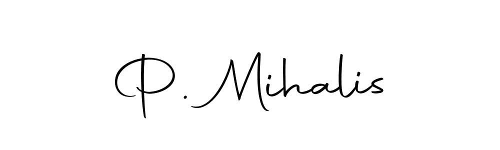 P. Mihalis stylish signature style. Best Handwritten Sign (Autography-DOLnW) for my name. Handwritten Signature Collection Ideas for my name P. Mihalis. P. Mihalis signature style 10 images and pictures png
