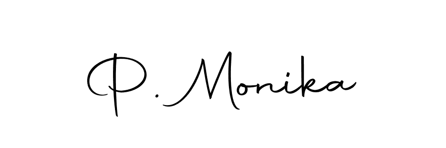 Once you've used our free online signature maker to create your best signature Autography-DOLnW style, it's time to enjoy all of the benefits that P. Monika name signing documents. P. Monika signature style 10 images and pictures png