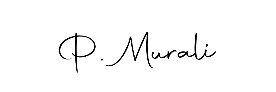 The best way (Autography-DOLnW) to make a short signature is to pick only two or three words in your name. The name P. Murali include a total of six letters. For converting this name. P. Murali signature style 10 images and pictures png