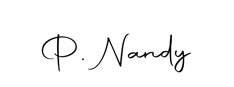 It looks lik you need a new signature style for name P. Nandy. Design unique handwritten (Autography-DOLnW) signature with our free signature maker in just a few clicks. P. Nandy signature style 10 images and pictures png