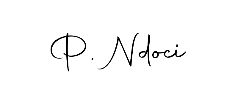 You should practise on your own different ways (Autography-DOLnW) to write your name (P. Ndoci) in signature. don't let someone else do it for you. P. Ndoci signature style 10 images and pictures png