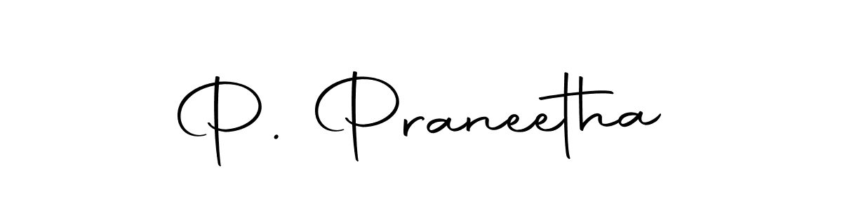Also we have P. Praneetha name is the best signature style. Create professional handwritten signature collection using Autography-DOLnW autograph style. P. Praneetha signature style 10 images and pictures png