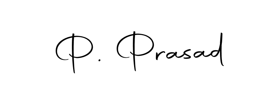 Use a signature maker to create a handwritten signature online. With this signature software, you can design (Autography-DOLnW) your own signature for name P. Prasad. P. Prasad signature style 10 images and pictures png