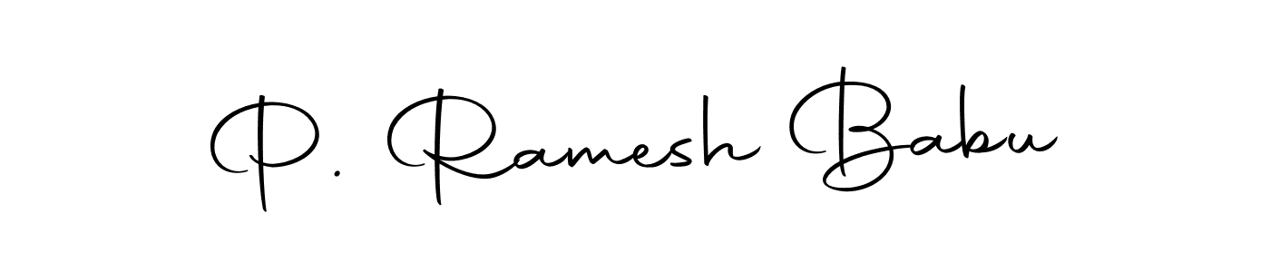 You can use this online signature creator to create a handwritten signature for the name P. Ramesh Babu. This is the best online autograph maker. P. Ramesh Babu signature style 10 images and pictures png