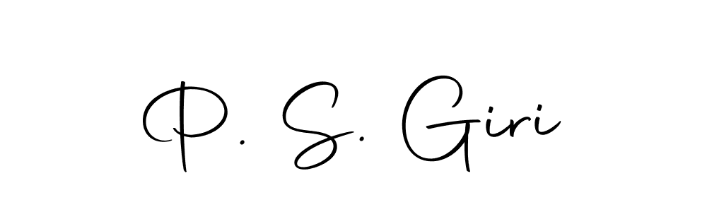 Make a beautiful signature design for name P. S. Giri. With this signature (Autography-DOLnW) style, you can create a handwritten signature for free. P. S. Giri signature style 10 images and pictures png