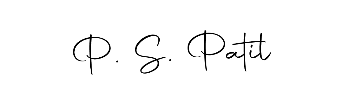 The best way (Autography-DOLnW) to make a short signature is to pick only two or three words in your name. The name P. S. Patil include a total of six letters. For converting this name. P. S. Patil signature style 10 images and pictures png