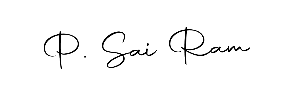 if you are searching for the best signature style for your name P. Sai Ram. so please give up your signature search. here we have designed multiple signature styles  using Autography-DOLnW. P. Sai Ram signature style 10 images and pictures png