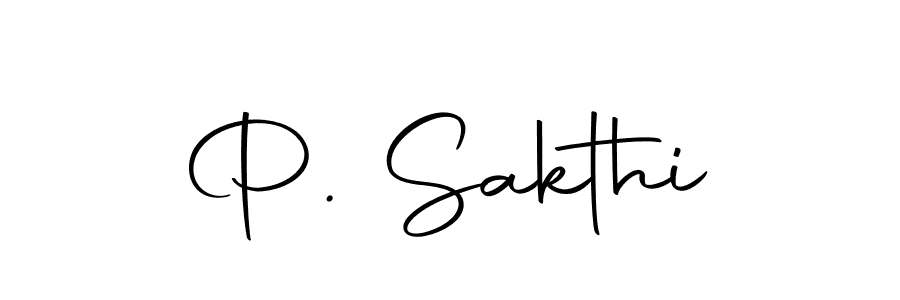 You can use this online signature creator to create a handwritten signature for the name P. Sakthi. This is the best online autograph maker. P. Sakthi signature style 10 images and pictures png