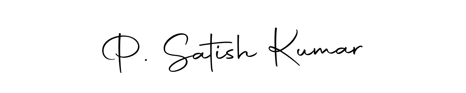 You can use this online signature creator to create a handwritten signature for the name P. Satish Kumar. This is the best online autograph maker. P. Satish Kumar signature style 10 images and pictures png