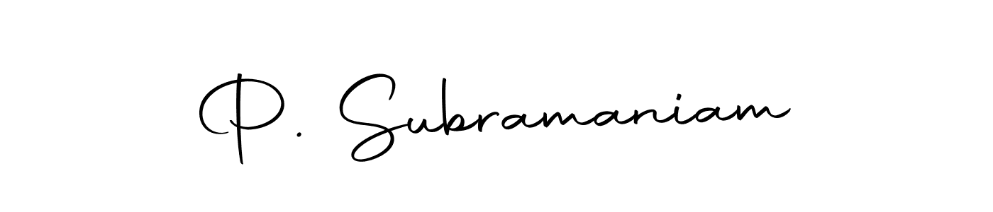 Best and Professional Signature Style for P. Subramaniam. Autography-DOLnW Best Signature Style Collection. P. Subramaniam signature style 10 images and pictures png