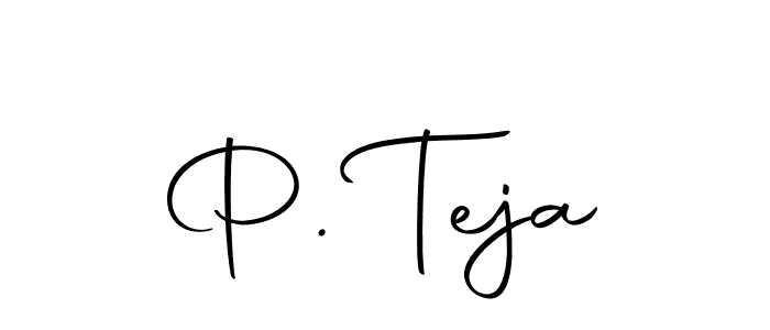 How to Draw P. Teja signature style? Autography-DOLnW is a latest design signature styles for name P. Teja. P. Teja signature style 10 images and pictures png