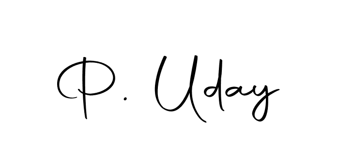 Here are the top 10 professional signature styles for the name P. Uday. These are the best autograph styles you can use for your name. P. Uday signature style 10 images and pictures png