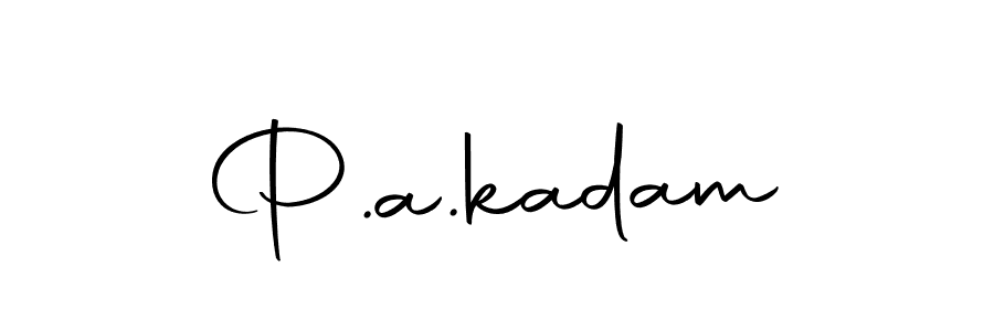 Best and Professional Signature Style for P.a.kadam. Autography-DOLnW Best Signature Style Collection. P.a.kadam signature style 10 images and pictures png