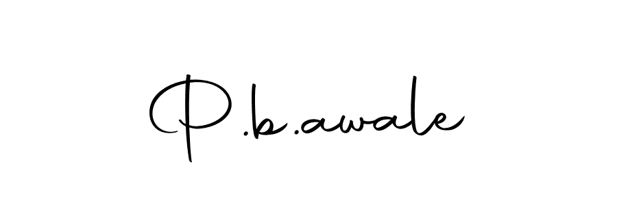 Make a beautiful signature design for name P.b.awale. With this signature (Autography-DOLnW) style, you can create a handwritten signature for free. P.b.awale signature style 10 images and pictures png