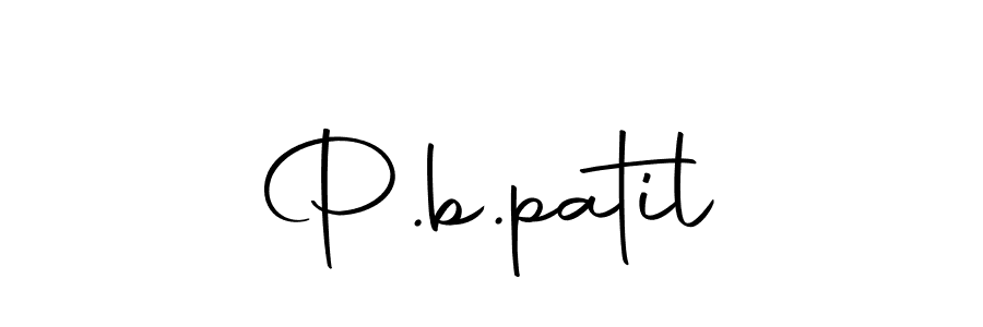 The best way (Autography-DOLnW) to make a short signature is to pick only two or three words in your name. The name P.b.patil include a total of six letters. For converting this name. P.b.patil signature style 10 images and pictures png