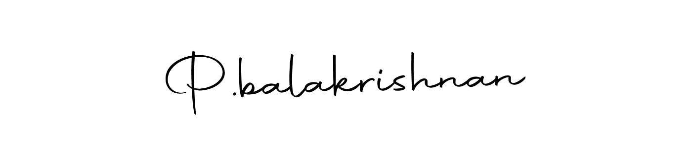 How to make P.balakrishnan signature? Autography-DOLnW is a professional autograph style. Create handwritten signature for P.balakrishnan name. P.balakrishnan signature style 10 images and pictures png