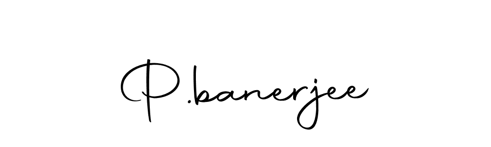 How to make P.banerjee signature? Autography-DOLnW is a professional autograph style. Create handwritten signature for P.banerjee name. P.banerjee signature style 10 images and pictures png