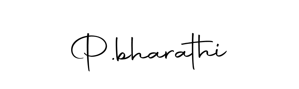 The best way (Autography-DOLnW) to make a short signature is to pick only two or three words in your name. The name P.bharathi include a total of six letters. For converting this name. P.bharathi signature style 10 images and pictures png